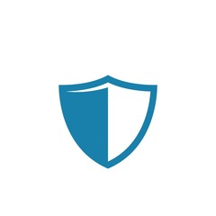 Shield symbol logo template vector