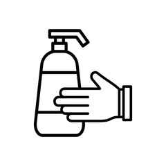 Cleaning Hand Soap Wash icon vector design templates