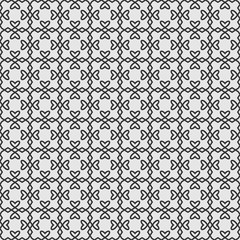 Trendy black and white background geometric pattern. Textile design texture. Vector.