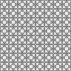 Trendy black and white background geometric pattern. Textile design texture. Vector.