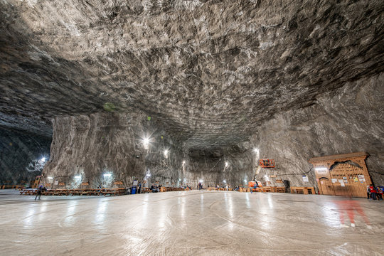 Praid Salt Mine. Praid represents one of the largest salt reserves in Romania