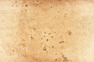 light brown and beige vintage background texture with distressed rust grunge and old paint stains, antique grungy wall with textured cement pattern