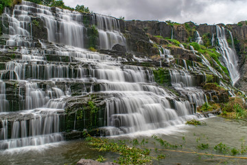 Elephant waterfalls Da Lat, vietnam, asia