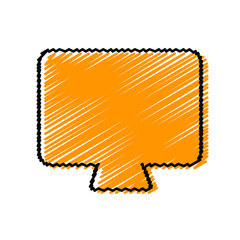 Computer monitor hand drawn icons. Stroke vector elements for trendy and modern design. Vector hand draw icons isolated on a white background. Vector illustration