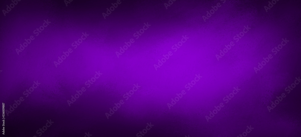 Wall mural purple background with black border and bright center, blurred soft texture in elegant fancy website