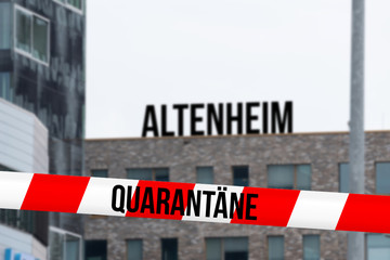 Altenheim, Coronavirus und Quarantäne