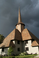 Fototapeta na wymiar Eglise de bois