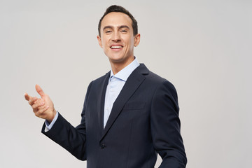 portrait of a handsome businessman