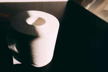 トイレットペーパー ロール 横