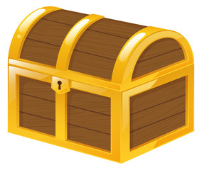 宝箱イラスト_木