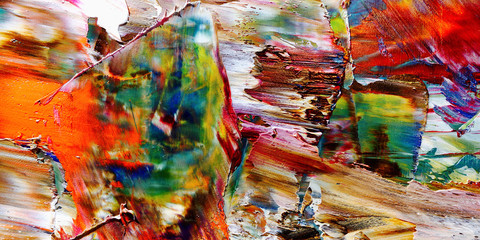 Colorful abstract background wallpaper. Modern motif visual art.  Mixtures of oil paint. Trendy...