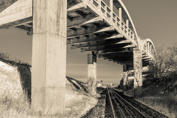 Bridge over Railroad Tracks