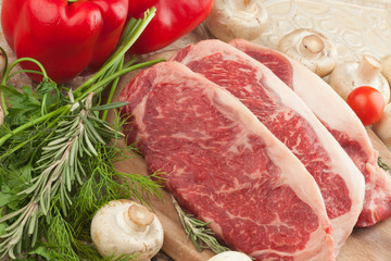 Raw fresh meat steak Ribeye