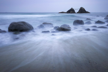 Obraz premium 桜井二見ヶ浦