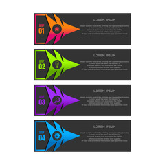 Business data visualization. Process chart. Abstract elements of graph, diagram with steps, options, parts or processes. Vector business template for presentation. Creative concept for infographic.