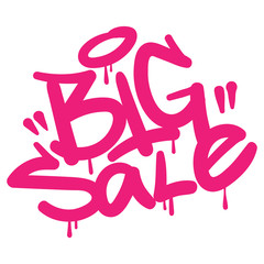Graffiti Style Big Sale Label