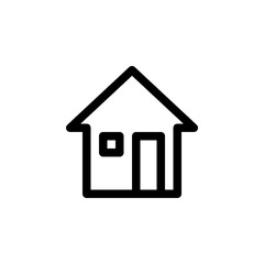 Home Mother’s Day Outline Icon Logo Vector Illustration
