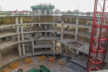 Fototapeta premium building under construction