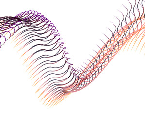 Abstract background blend wave line design for Wallpaper, Banner, Background, Card, Book Illustration, landing page