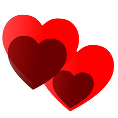 Valentine's Day. Colorful,multicolored  hearts. Vector illustration. Abstract. Love