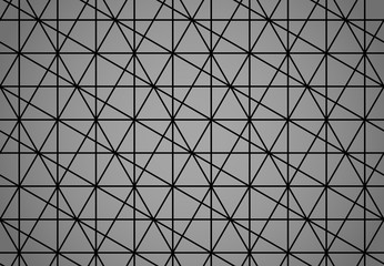 The geometric pattern with lines. Seamless vector background. Black and grey texture. Graphic modern pattern. Simple lattice graphic design