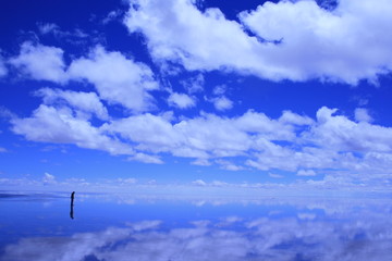 ボリビア　ウユニ塩湖　リフレクション