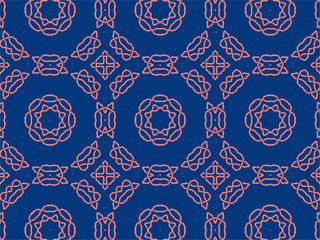 Pattern Background with Blue Texture