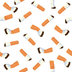 Cigarettes Vector illustration Seamless pattern