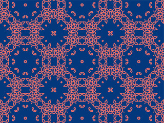  Pattern Background with Blue Texture