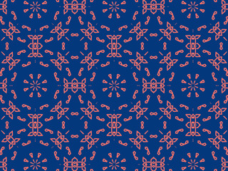 Pattern Background with Blue Texture