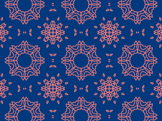  Pattern Background with Blue Texture