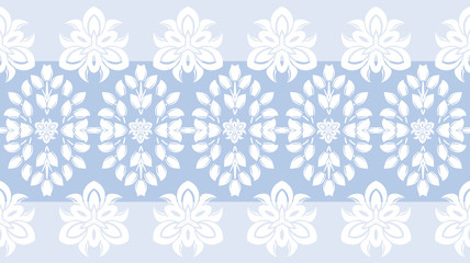 Seamless damask pattern wallpaper. Vintage decor in Victorian surface style