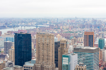 Fototapeta na wymiar Manhattan - vue de haut
