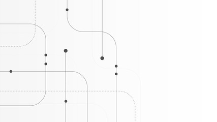 Abstract geometric connect lines and dots.Simple technology graphic background.Illustration Vector design Network and Connection concept.