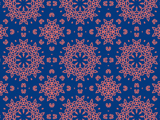 Pattern Background with Blue Texture