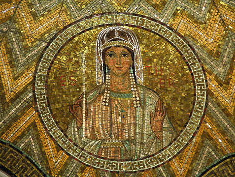 Esther, mosaic