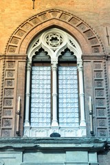 Bologna city, Italy. Vintage filtered color style.