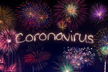 New year coronavirus fireworks