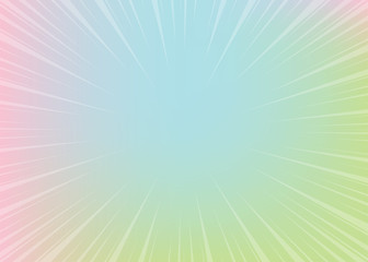 Obraz premium Neon pop art comics gradient radial background
