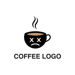 coffee logo design template vector