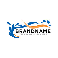 Car wash logo icon vector. Modern design car wash logo template.