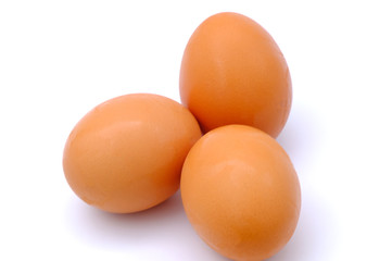 chicken egg isolated on white background
