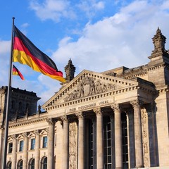 Fototapeta na wymiar Reichstag in Berlin, Germany