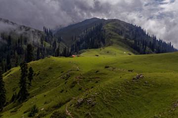 Landscape in the mountains