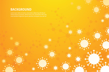 science background , Coronavirus background COVID-19 vector illustration EPS10