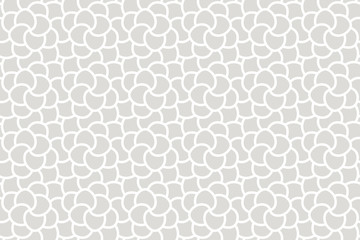 Fototapeta premium Geometric seamless pattern. Vector background with abstract line texture. Neutral lace wallpaper, grey white simple light linear ornament for wrapping paper, textile. Decorative design element