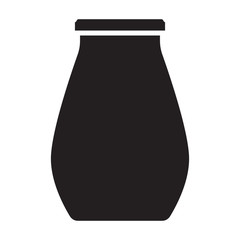 Honey vector icon.Black vector icon isolated on white background honey.