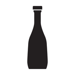 Ketchup vector icon.Black vector icon isolated on white background ketchup.