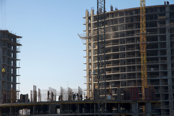 Reinforced formwork concrete for the during construction foundation. Building and structures using...