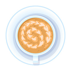 Coffee vector icon.Cartoon vector icon isolated on white background coffee.